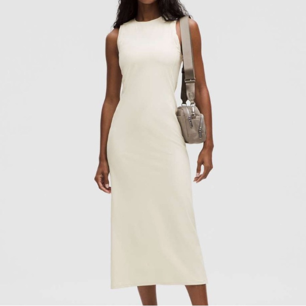 Lululemon All Aligned Ribbed Midi Dress
Light Ivory Size 0